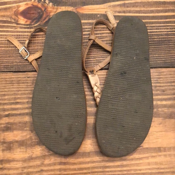 SOLD 🌈 Rainbow T-Street Braided T-Strap Sandal 🌈 - Picture 4 of 4